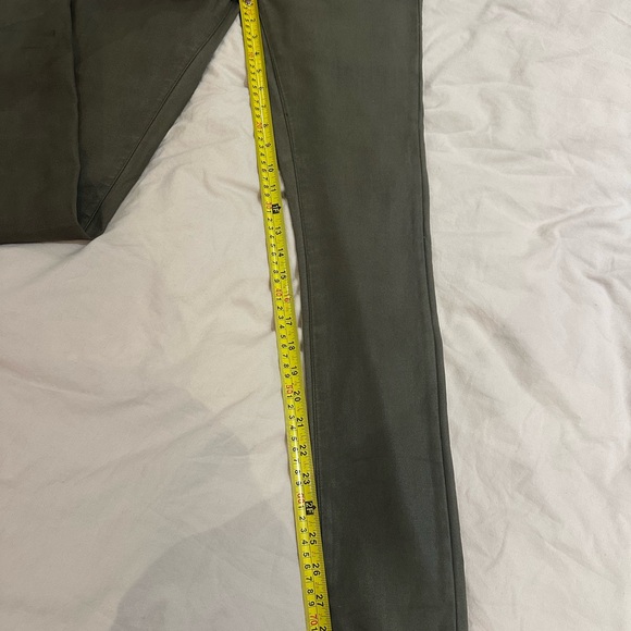 Helmut Lang Dark Olive Skinny Jeans/Jeggings - Picture 3 of 5